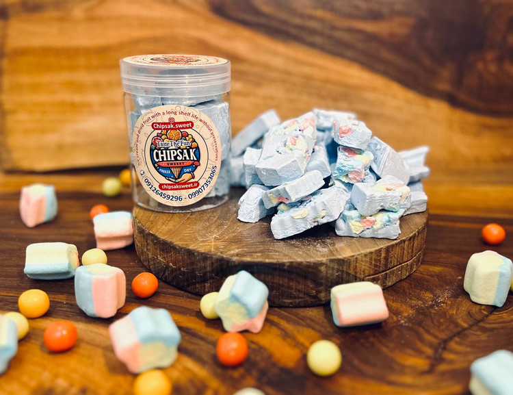 بستنی خشک چیپسک سوییت با طعم بلوبری مارشمالو