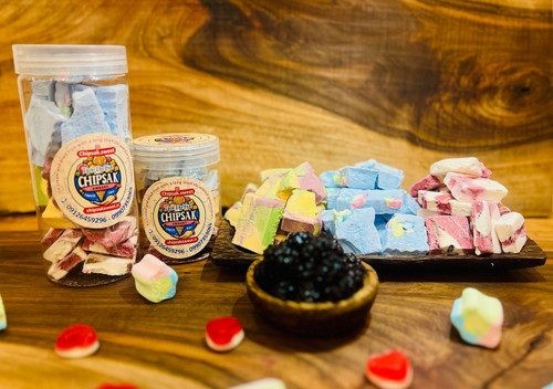 بستنی خشک چیپسک سوییت با طعم های بلوبری مارشمالو,هاوایی,وانیل شاهتوت